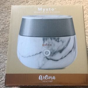 Aroma Home Marble White & Silver Ultrasonic Diffuser